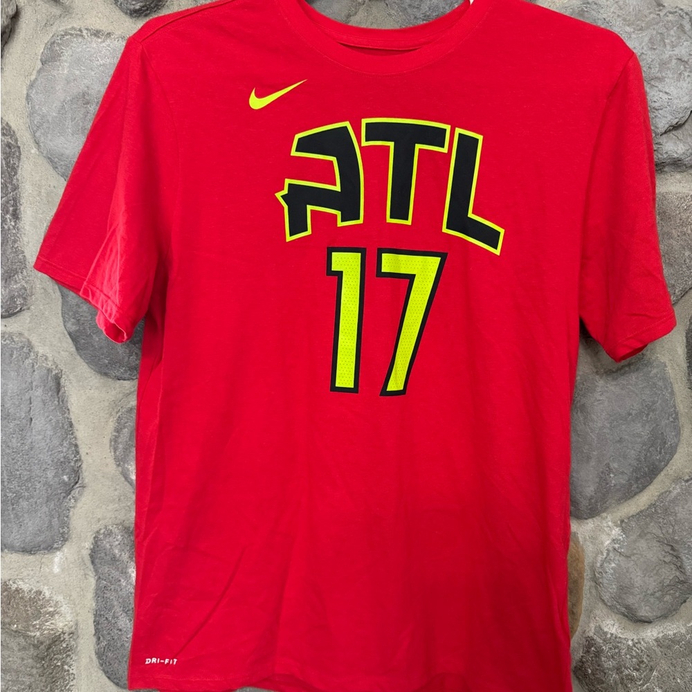 Nike Atlanta Hawks Dennis Schröder Tee Red Dri-Fit XL